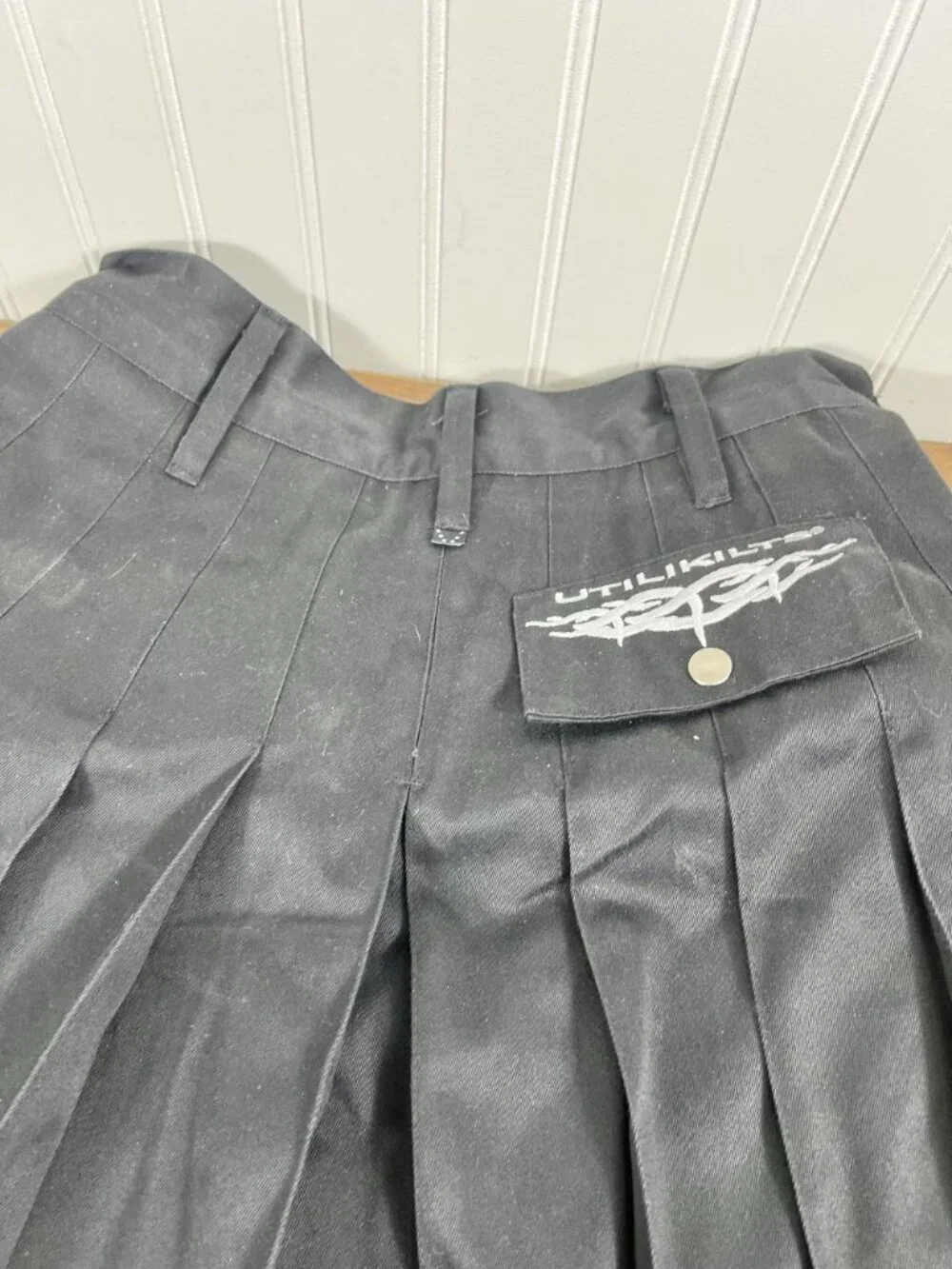 Utilikilts Black Tactical Cargo Kilt 33 Pants 35 Kilt Black 23